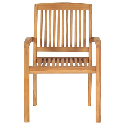 Garden Chair | Set of 6 | Natural Teak