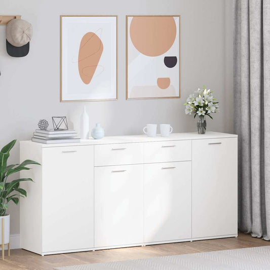 Sideboard | White | Engineered wood | Large | Sideboard | Rectangular
