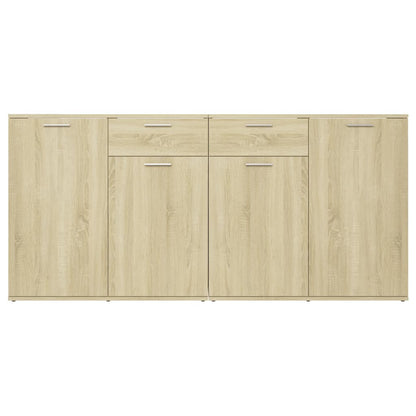 Sideboard Sonoma Oak 160x36x75 cm Engineered Wood