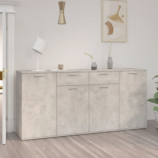 Sideboard | Concrete grey | Engineered wood | Medium | Sideboard