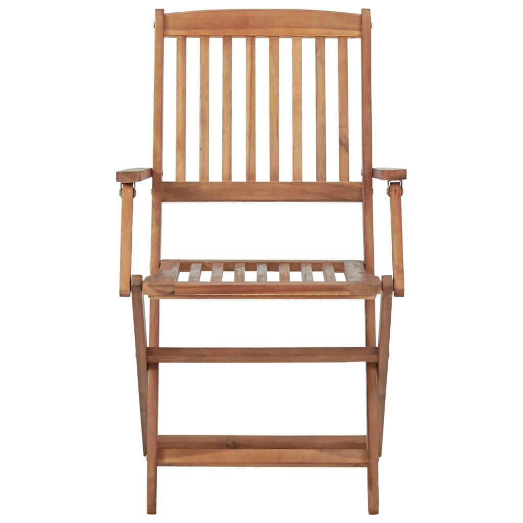 Outdoor Chair | Set of 6 | Natural wood | Solid acacia wood | Medium