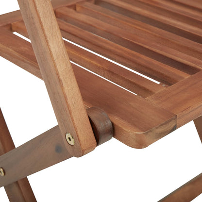 Outdoor Chair | Set of 8 | Natural wood | Solid acacia wood | Standard
