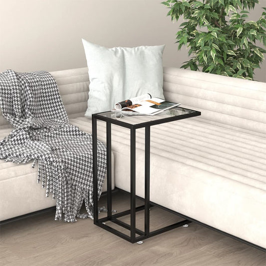 Side Table | Transparent and Black