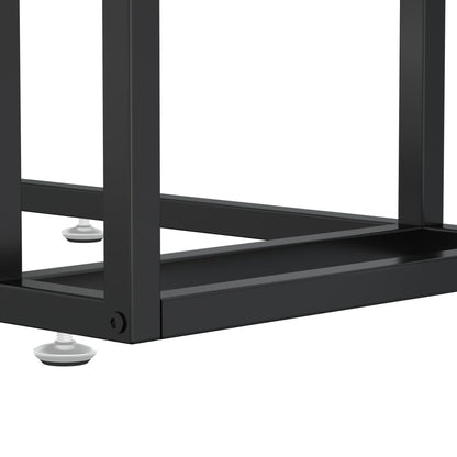 Side Table | White marble | Tempered glass, iron | 50 x 35 x 65 cm