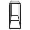Console Table Transparent 160x35x75.5cm Tempered Glass
