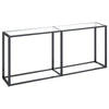 Console Table Transparent 180x35x75.5cm Tempered Glass