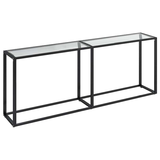 Console Table | Transparent | Tempered glass, powder-coated steel