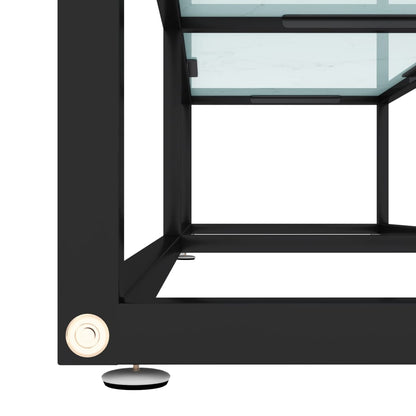 TV Cabinet | White | Tempered Glass | Large | TV Cabinet | Rectangular