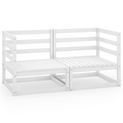 Garden Sofa | White | Solid pinewood | Standard | Modular