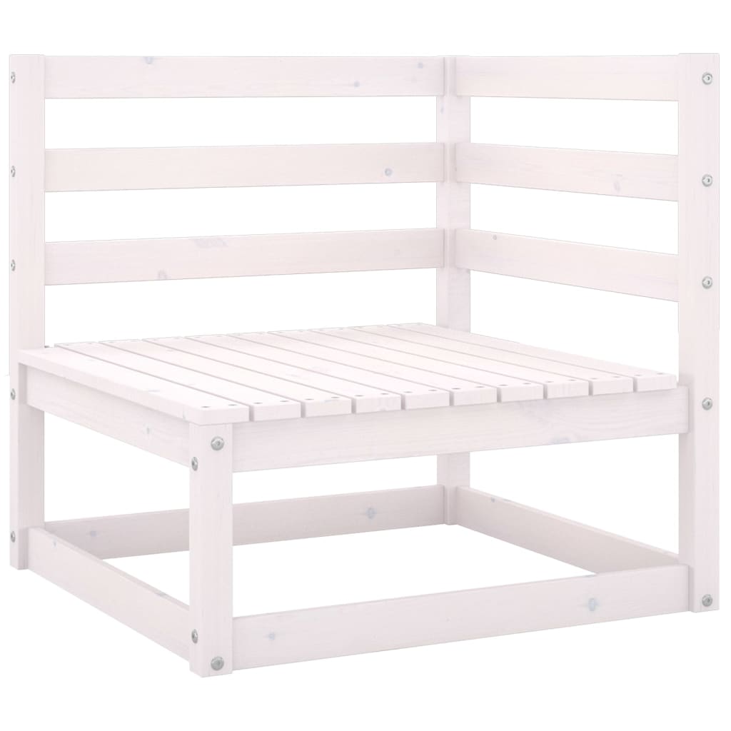 Garden Sofa | White | Solid pinewood | Standard | Modular