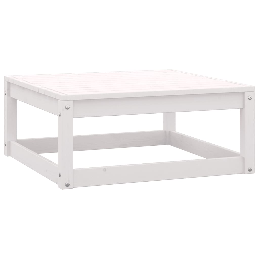 Garden Lounge Set | White | Solid pinewood | Medium | Modular