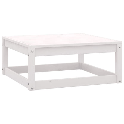 Garden Lounge Set | White | Solid pinewood | Medium | Modular