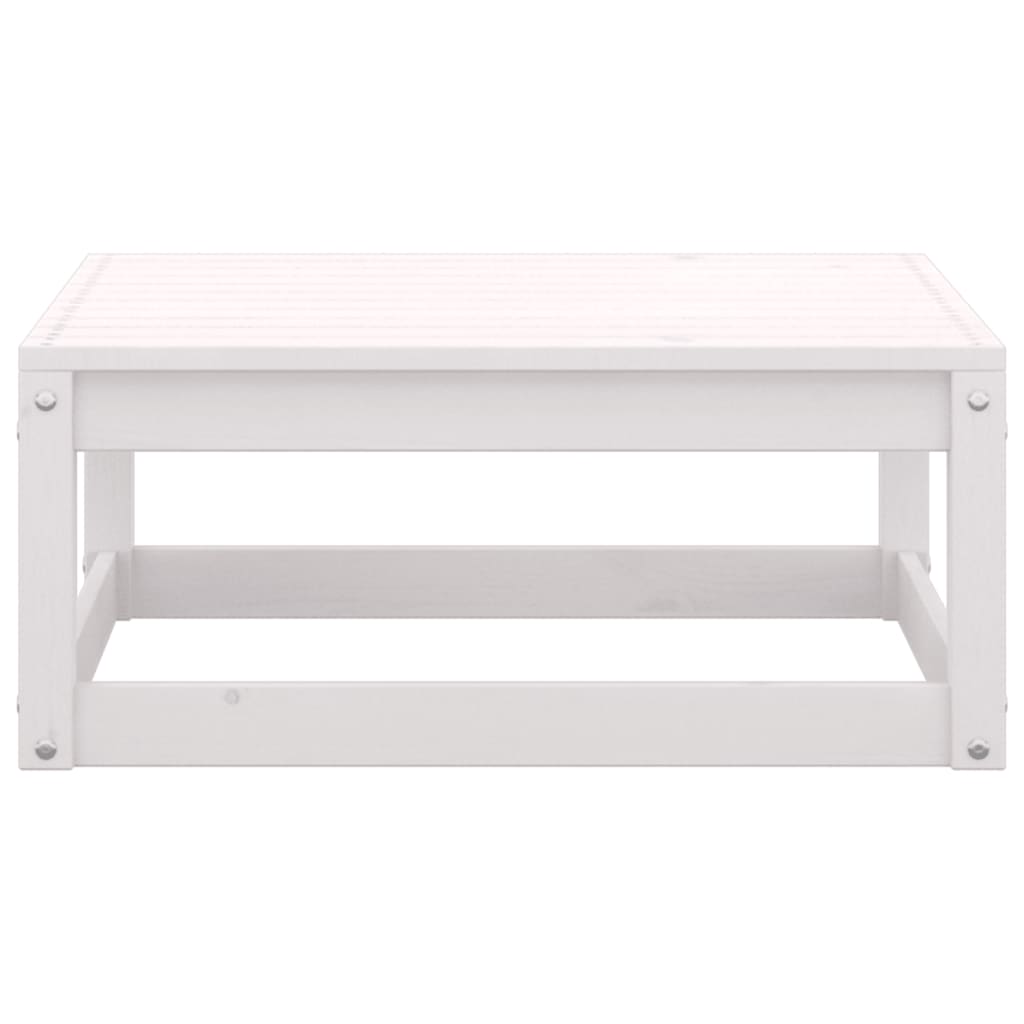 Garden Lounge Set | White | Solid pinewood | Medium | Modular