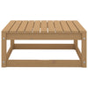 10 Piece Garden Lounge Set Honey Brown Solid Pinewood