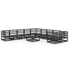 11 Piece Garden Lounge Set Solid Pinewood