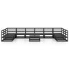 11 Piece Garden Lounge Set Solid Pinewood