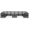 11 Piece Garden Lounge Set Solid Pinewood