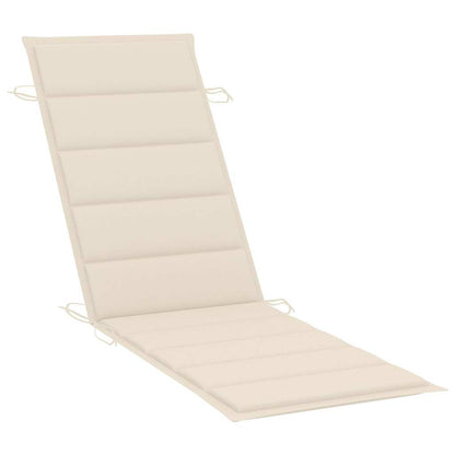 Sun Loungers 2 pcs with Cushions Solid Acacia Wood