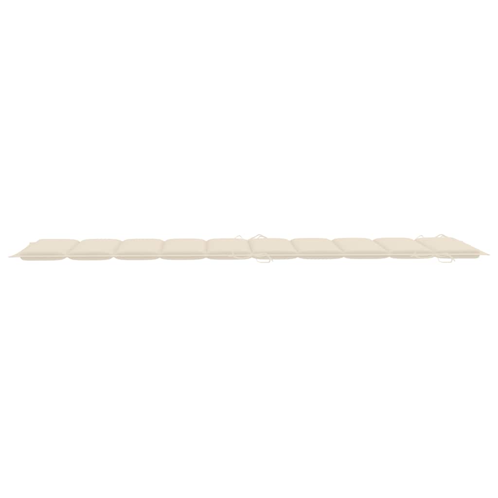 Sun Loungers 2 pcs with Cushions Solid Acacia Wood
