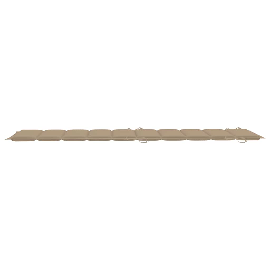 Sun Loungers 2 pcs with Cushions Solid Acacia Wood