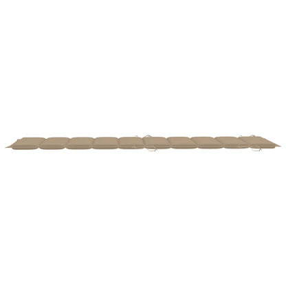 Sun Loungers 2 pcs with Cushions Solid Acacia Wood
