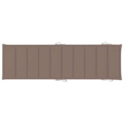 Sun Loungers 2 pcs with Cushions Solid Acacia Wood