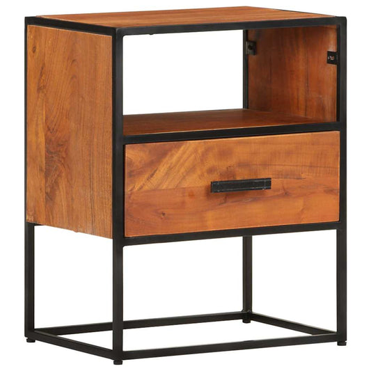 Bed Cabinet | Honey brown and black