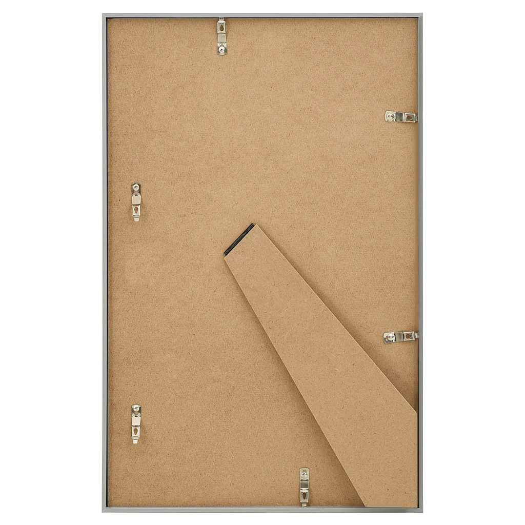 Photo Frames Collage 3 pcs for Table Silver 13x18cm MDF