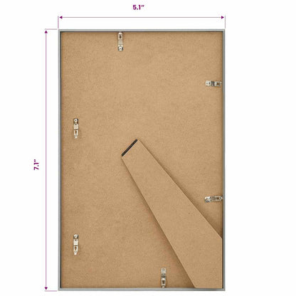 Photo Frames Collage 3 pcs for Table Silver 13x18cm MDF