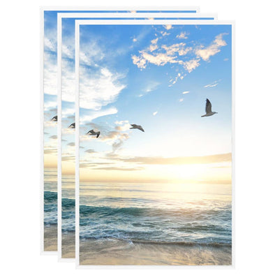 Photo Frames Collage 3 pcs for Table White 10x15 cm MDF