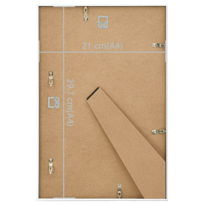 Photo Frames Collage 3pcs for Wall or Table White 21x29.7cm MDF