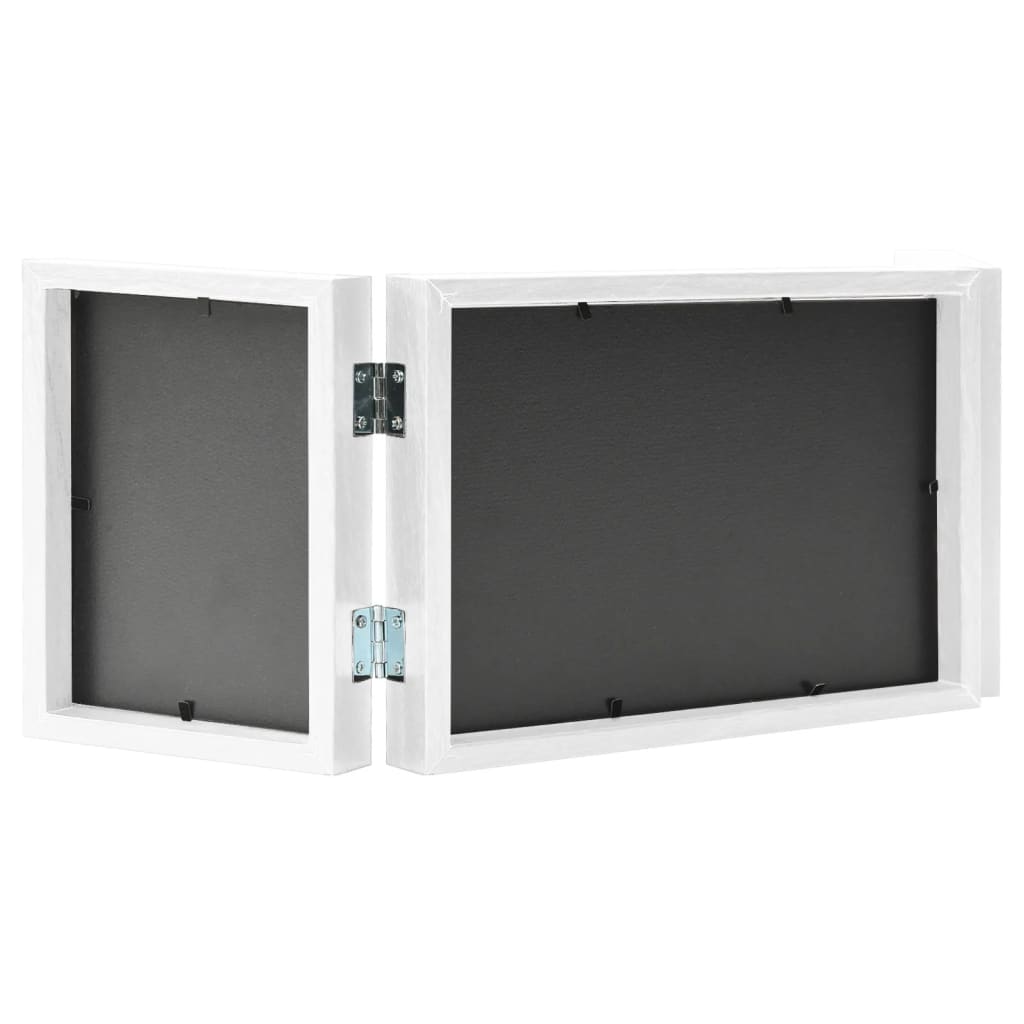 Trifold Photo Frame Collage White 28x18 cm+2x