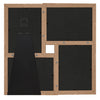 Collage Photo Frame for 4x(13x18 cm) Picture Light Brown MDF