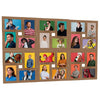Collage Photo Frame for 24x(10x15 cm) Picture Light Brown MDF