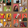 Collage Photo Frame for 24x(10x15 cm) Picture Light Brown MDF