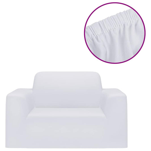 Couch Slipcover | White | Polyester jersey