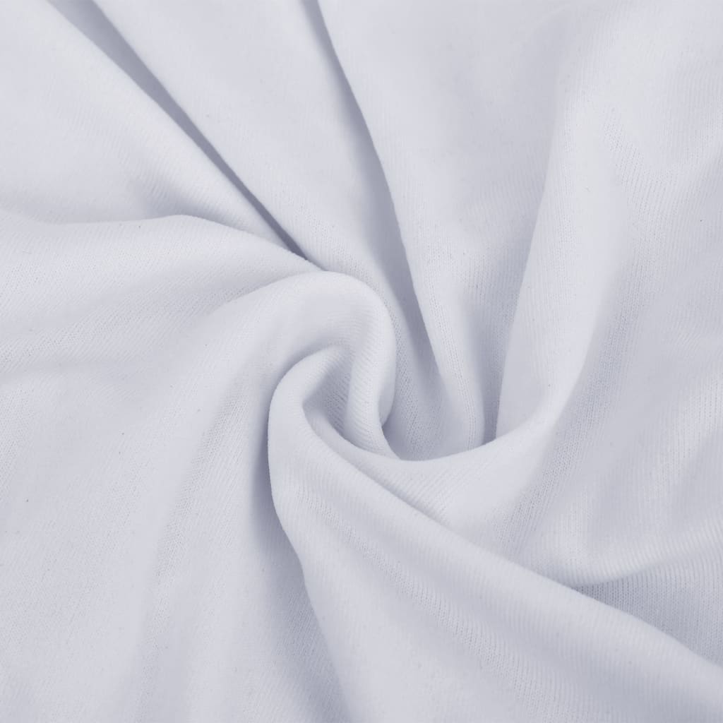 Stretch Couch Slipcover White Polyester Jersey