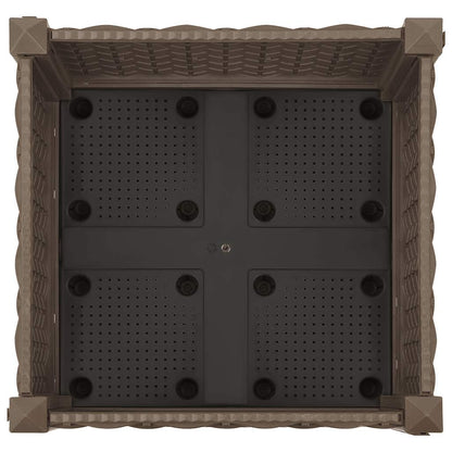 Raised Bed Brown Polypropylene Medium Durable Raised Bed