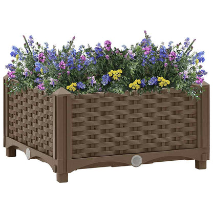 Raised Bed Brown Polypropylene Medium Durable Raised Bed