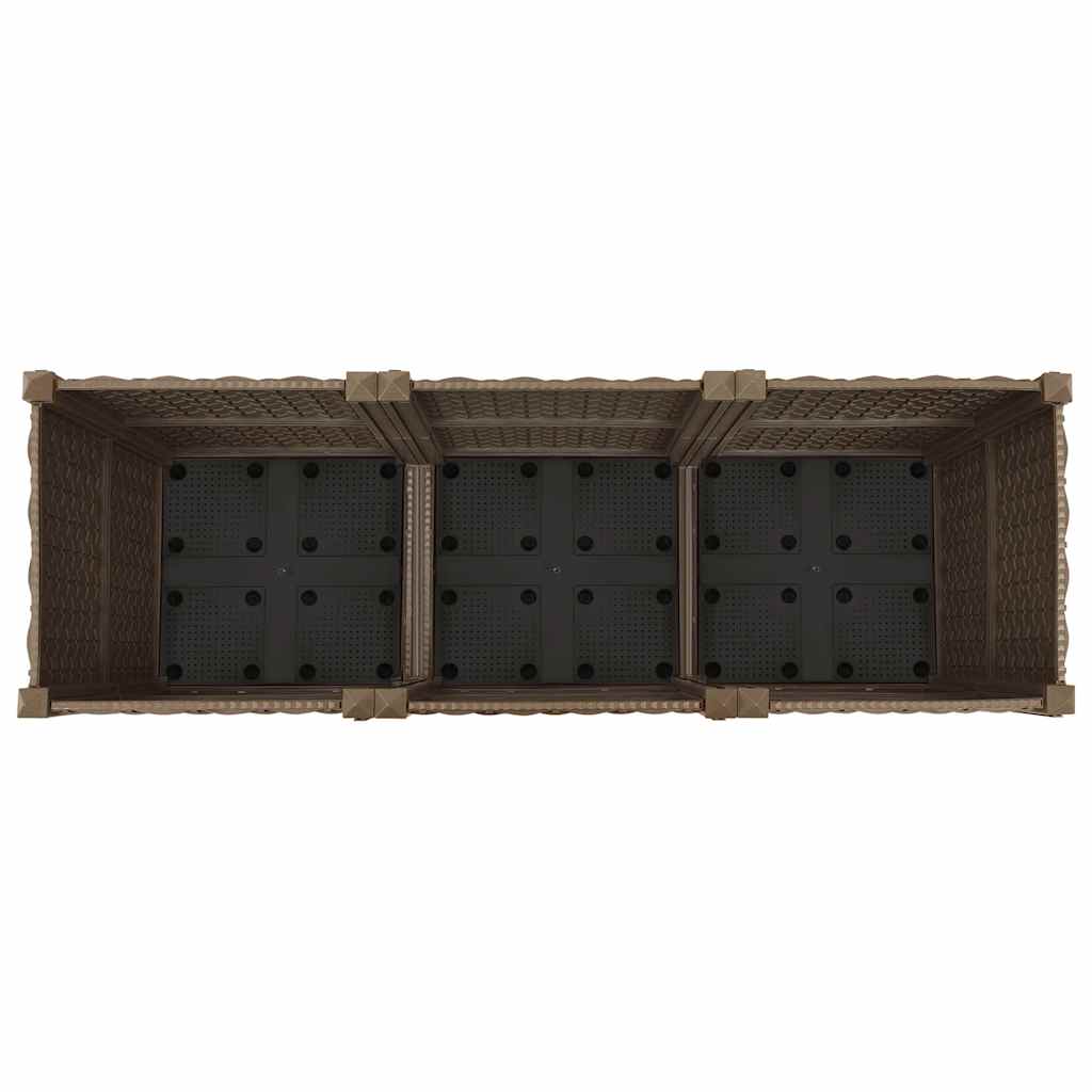 Raised Bed 120x40x38 cm Polypropylene