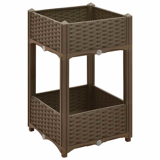 316519 vidaXL Raised Bed 40x40x71 cm Polypropylene