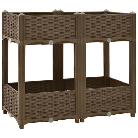 316520 vidaXL Raised Bed 80x40x71 cm Polypropylene
