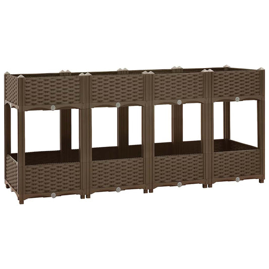 316522 vidaXL Raised Bed 160x40x71 cm Polypropylene