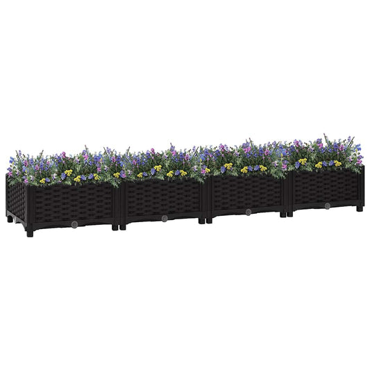 316529 vidaXL Raised Bed 160x40x23 cm Polypropylene