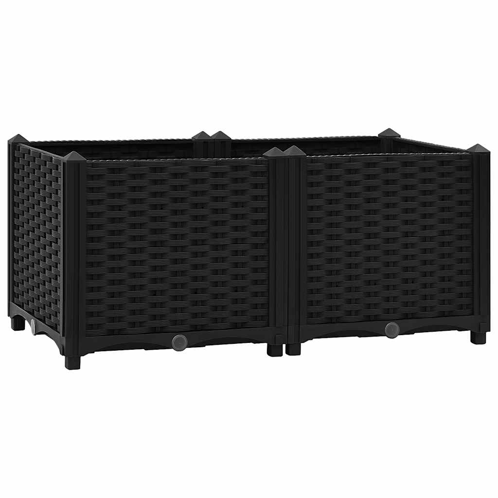 Raised Bed Black Polypropylene Medium Durable Raised Bed