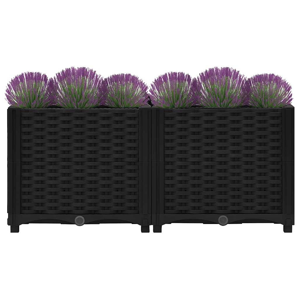 Raised Bed Black Polypropylene Medium Durable Raised Bed