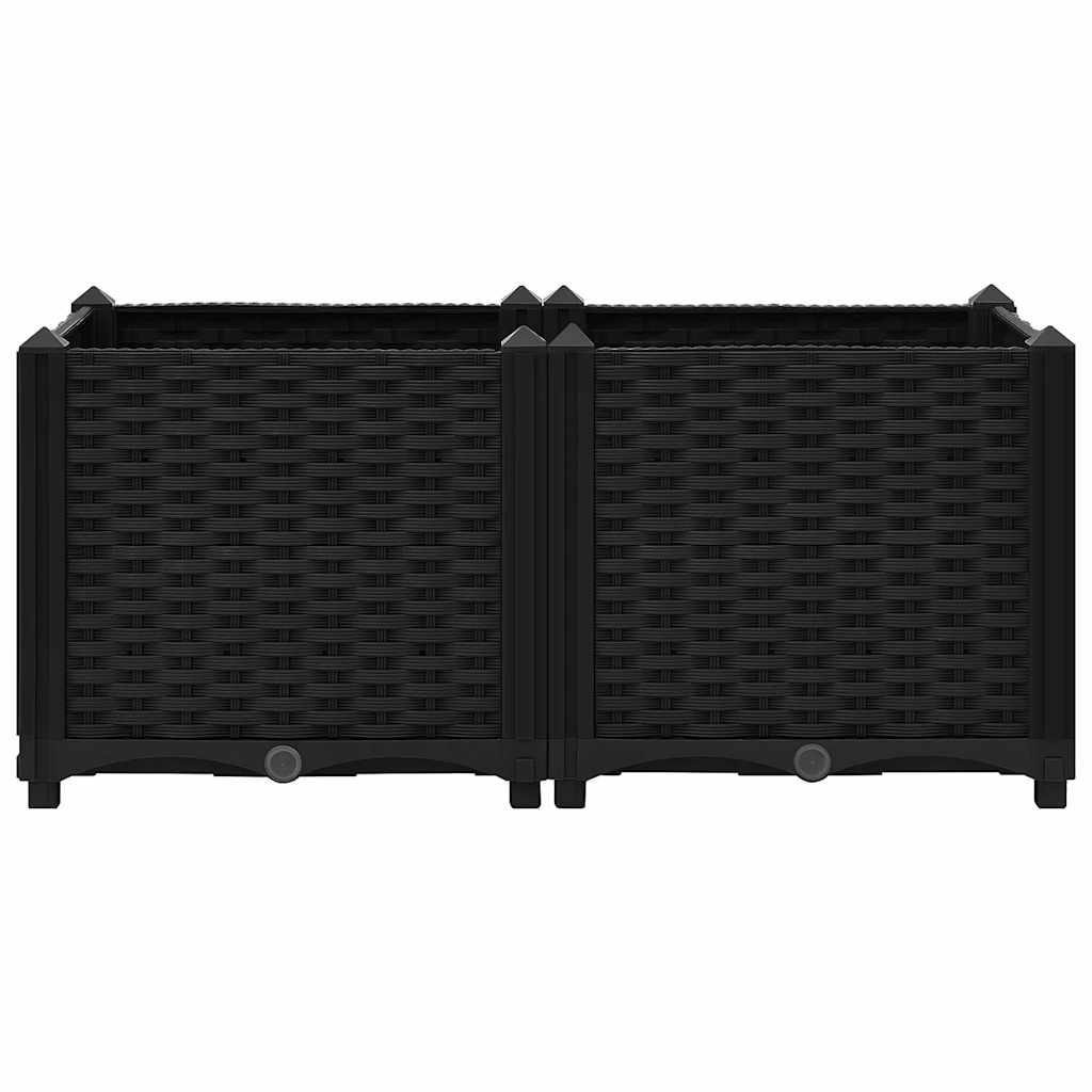 Raised Bed Black Polypropylene Medium Durable Raised Bed