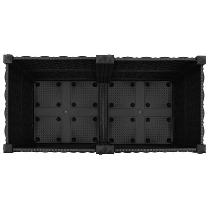 Raised Bed Black Polypropylene Medium Durable Raised Bed