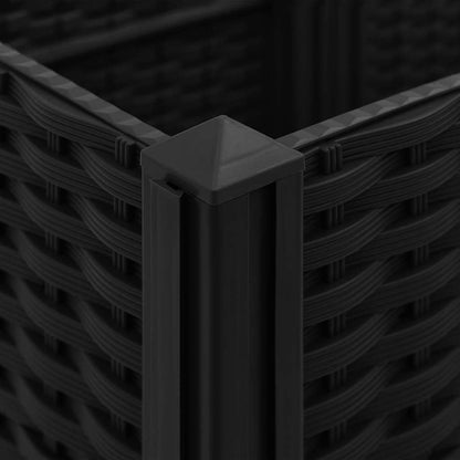 Raised Bed Black Polypropylene Medium Durable Raised Bed