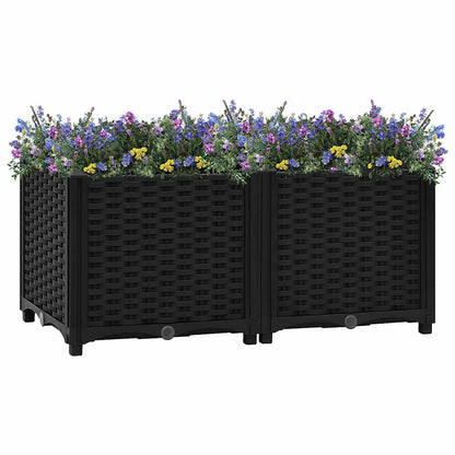 Raised Bed Black Polypropylene Medium Durable Raised Bed
